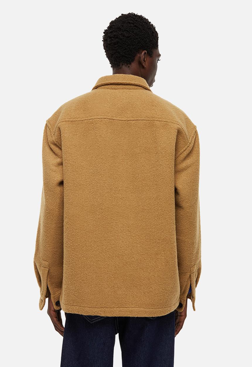 H&M - Relaxed fit overshirt - mustard yellow 