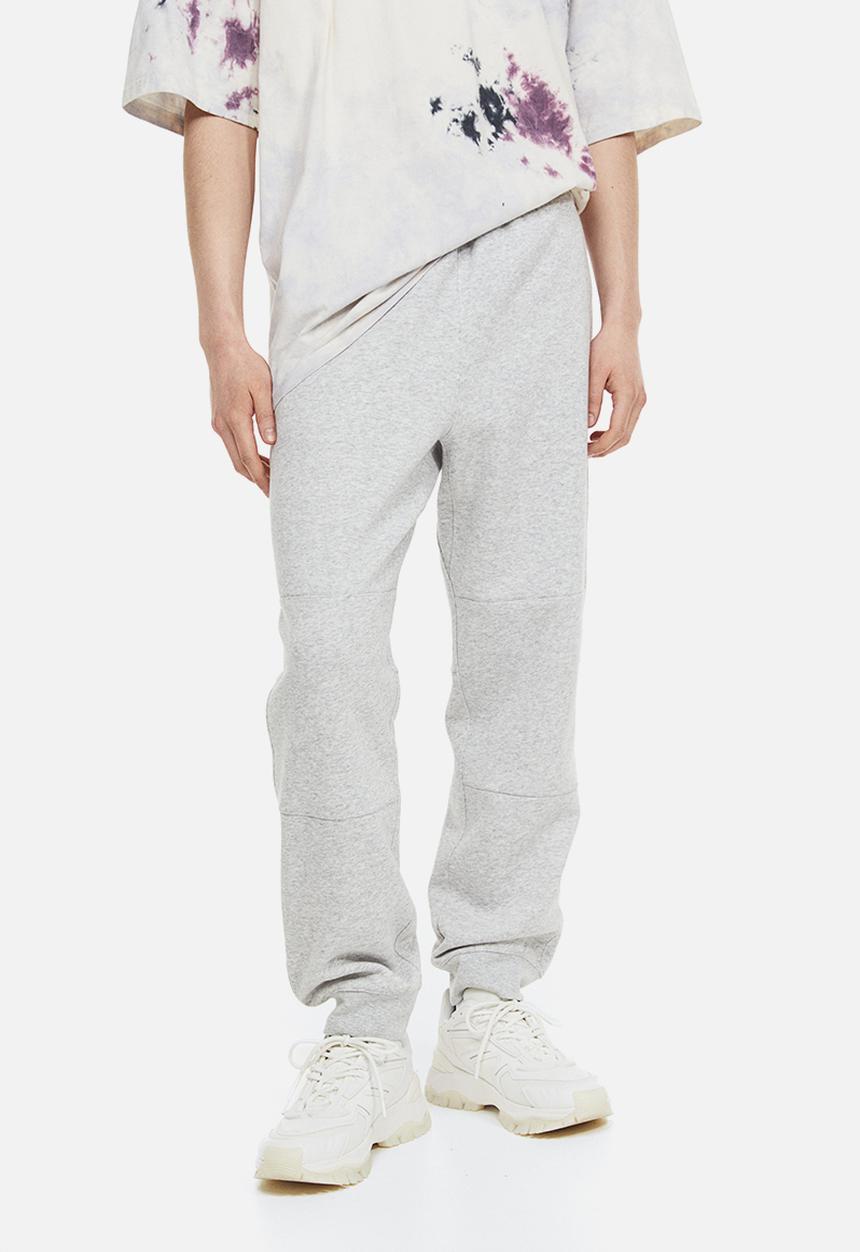 H&M - Regular fit cotton sweatpants - light grey marl
