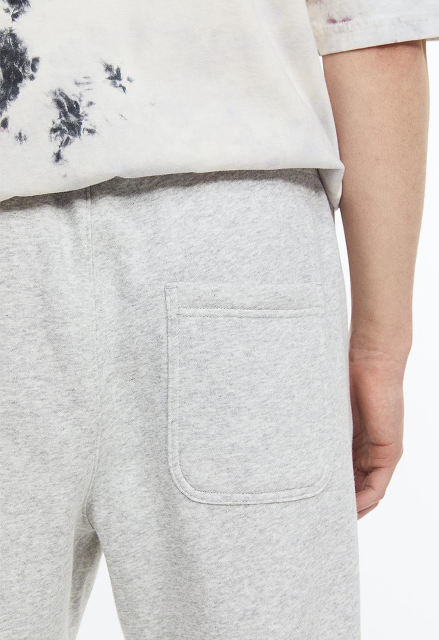 H&M - Regular fit cotton sweatpants - light grey marl