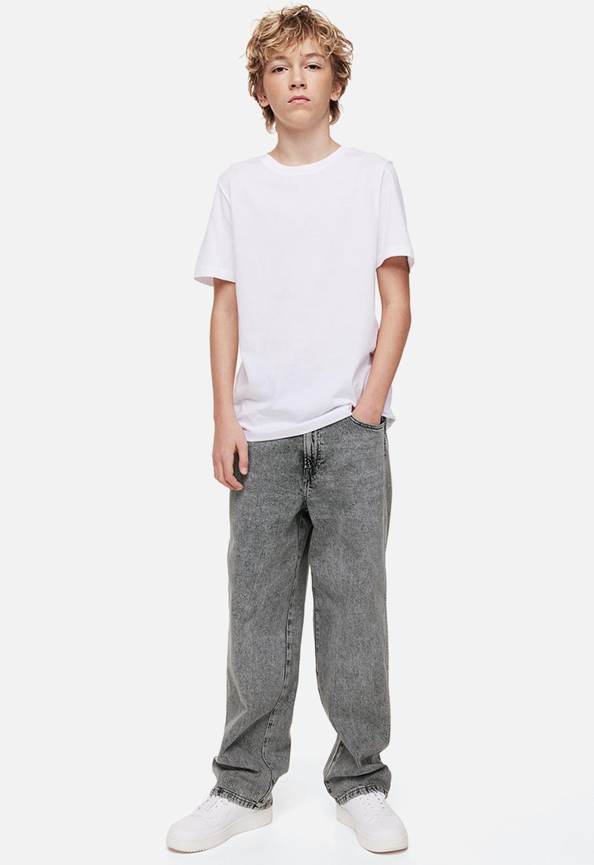 H&M - Baggy fit jeans - grey