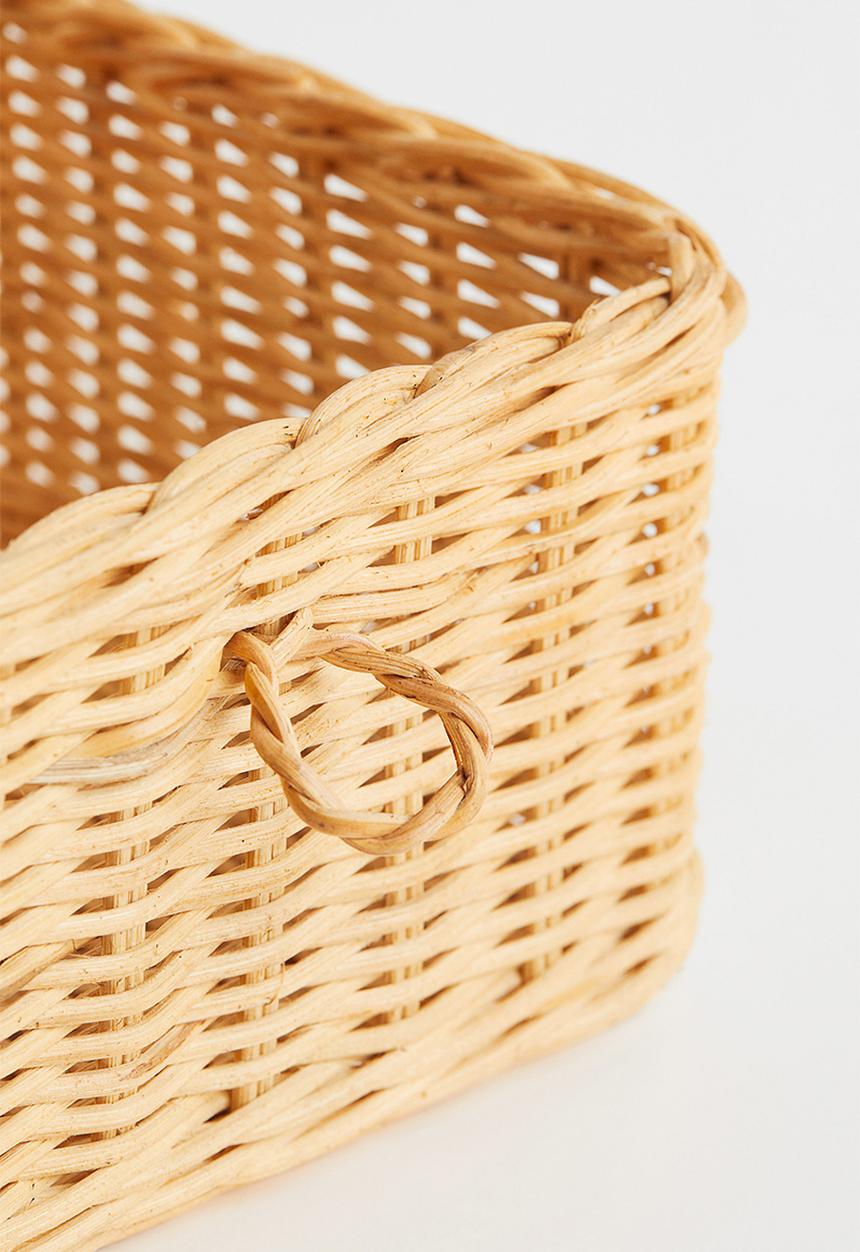 H&M - Small rattan storage basket - beigeDNU