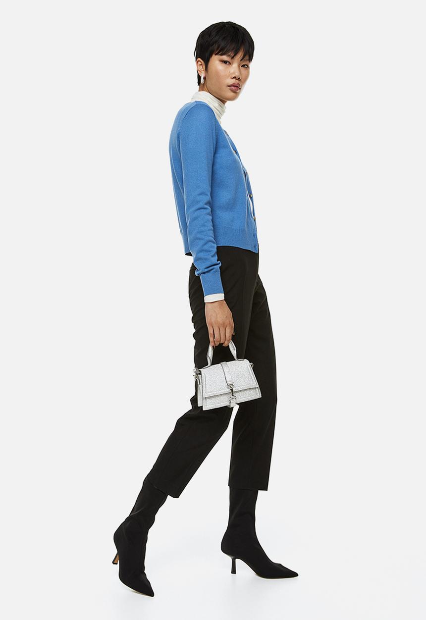 H&M - Fine-knit cardigan - blue