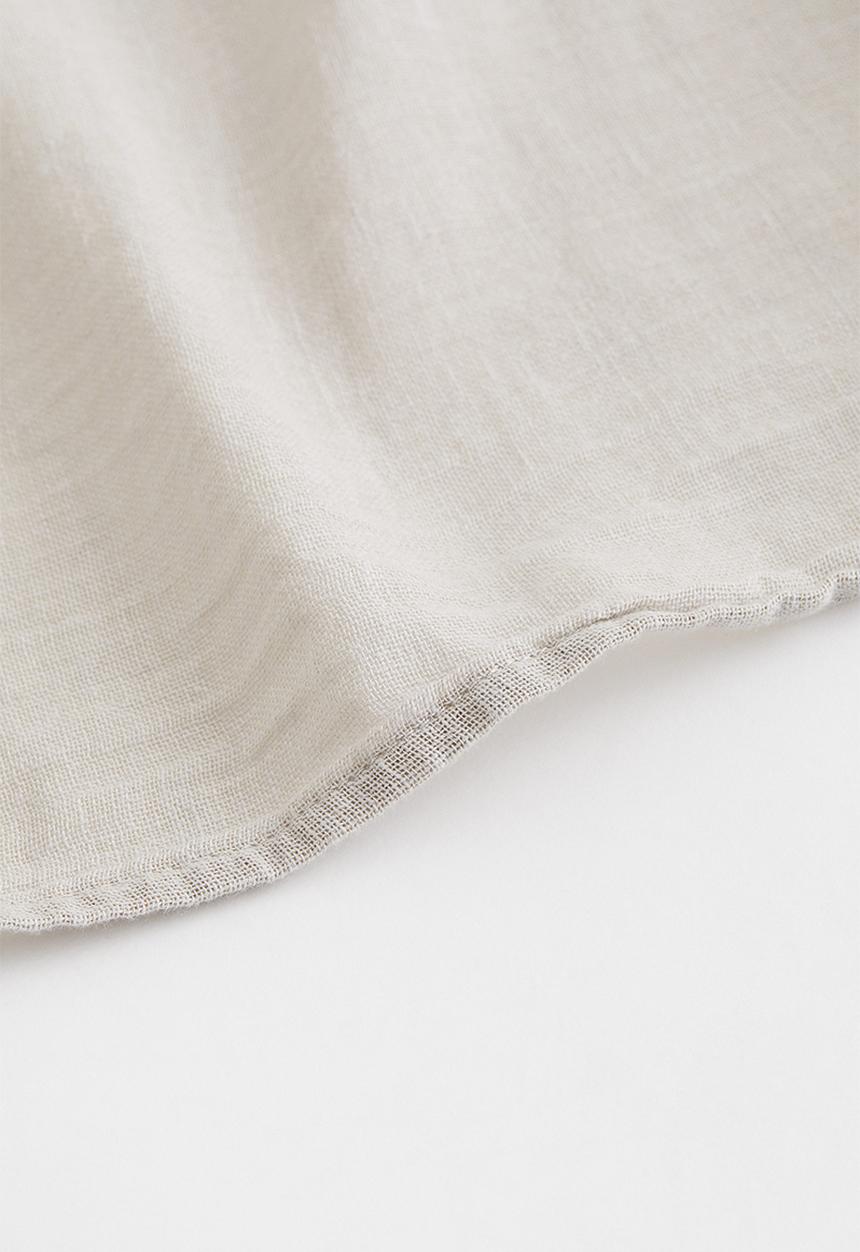 H&M - 2 Pack multiway linen-blend curtains - light greige
