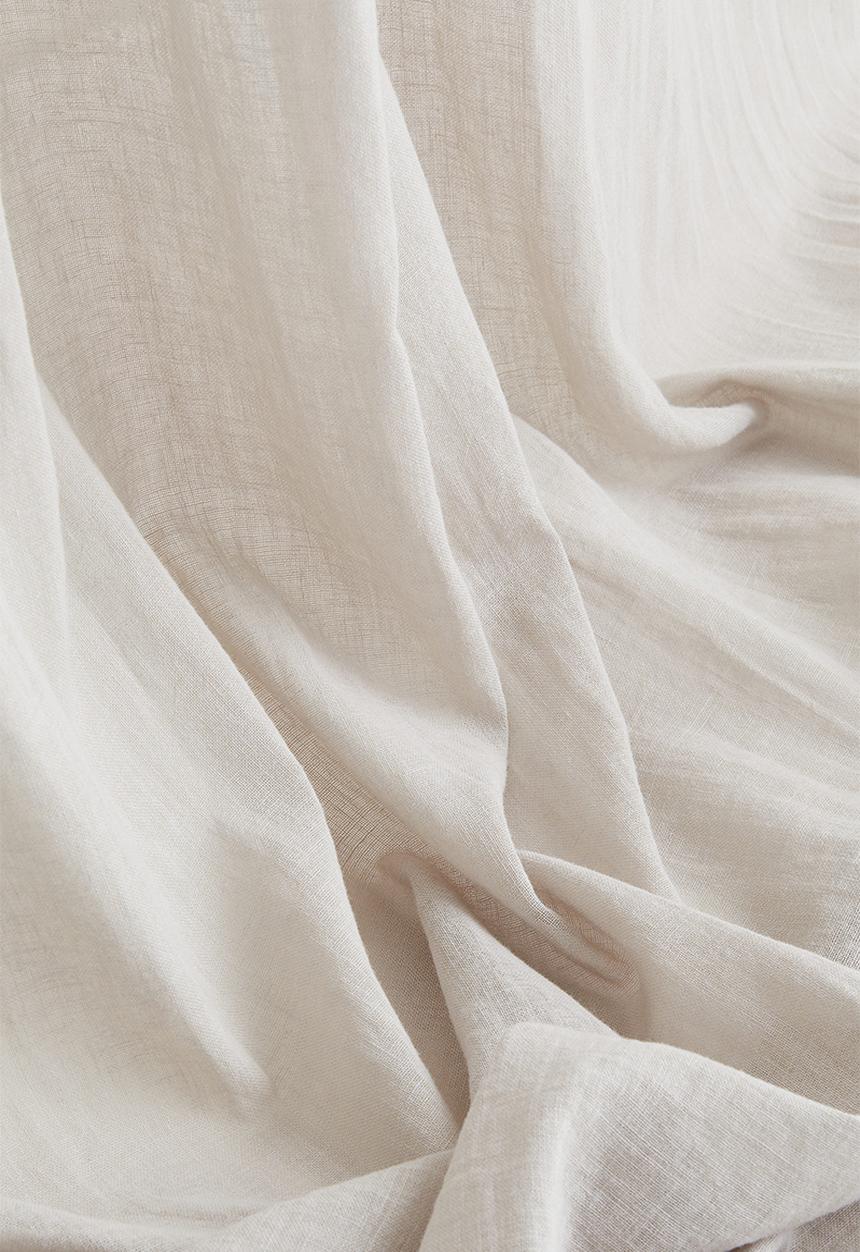 H&M - 2 Pack multiway linen-blend curtains - light greige
