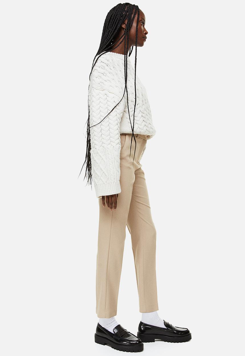 H&M - Cigarette trousers - beige