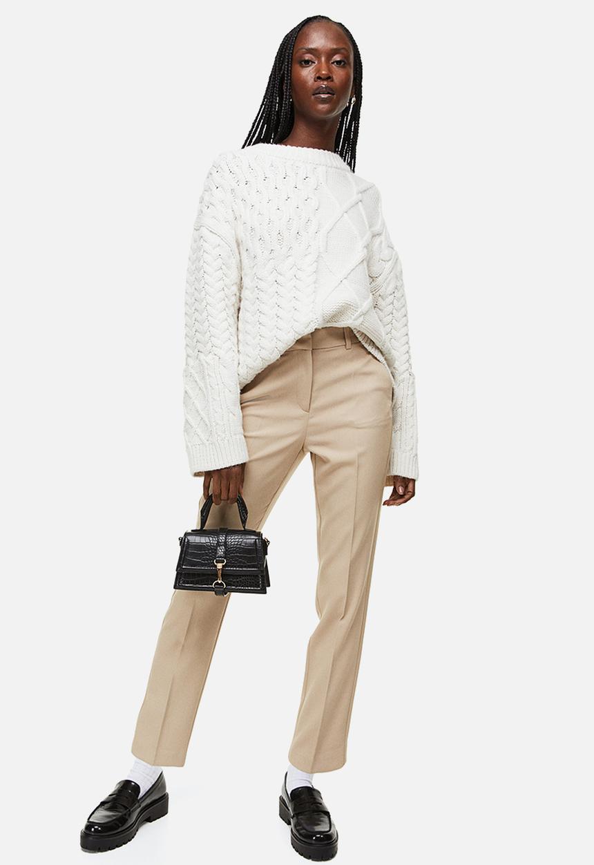 H&M - Cigarette trousers - beige
