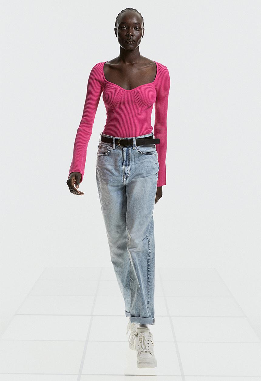 H&M - Rib-knit jumper - cerise