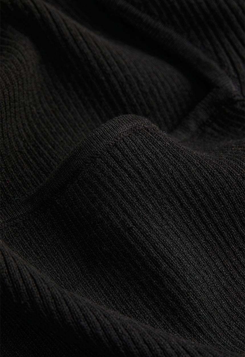 H&M - Square-necked top - black