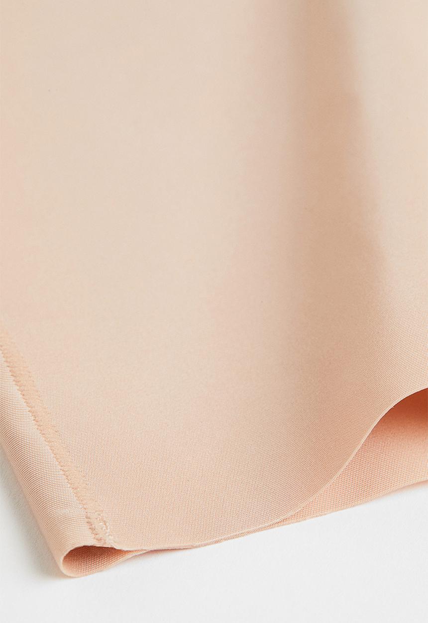 H&M - 2 Pack no-show light shaping bikers - light beige