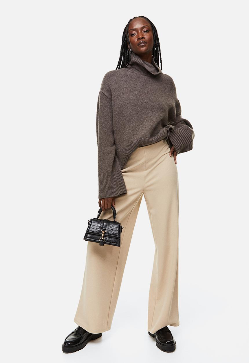 H&M - Wide trousers - beige