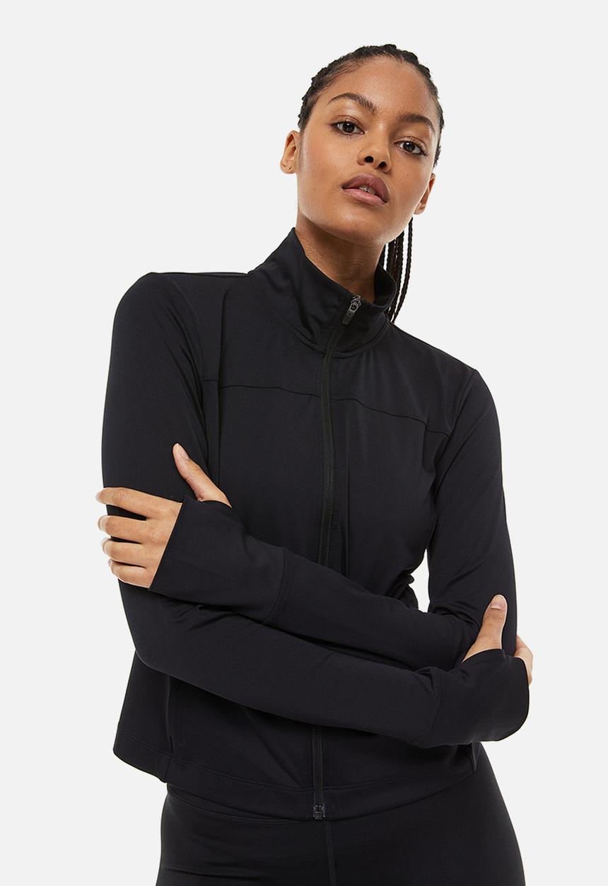 H&M - Softmove™ sports jacket - black