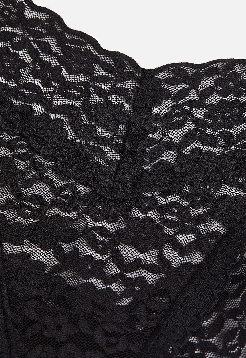 H&M - 3-pack lace thong briefs - black