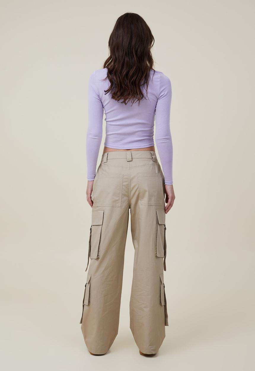 Cotton On - Kyros cargo pant - desert sand
