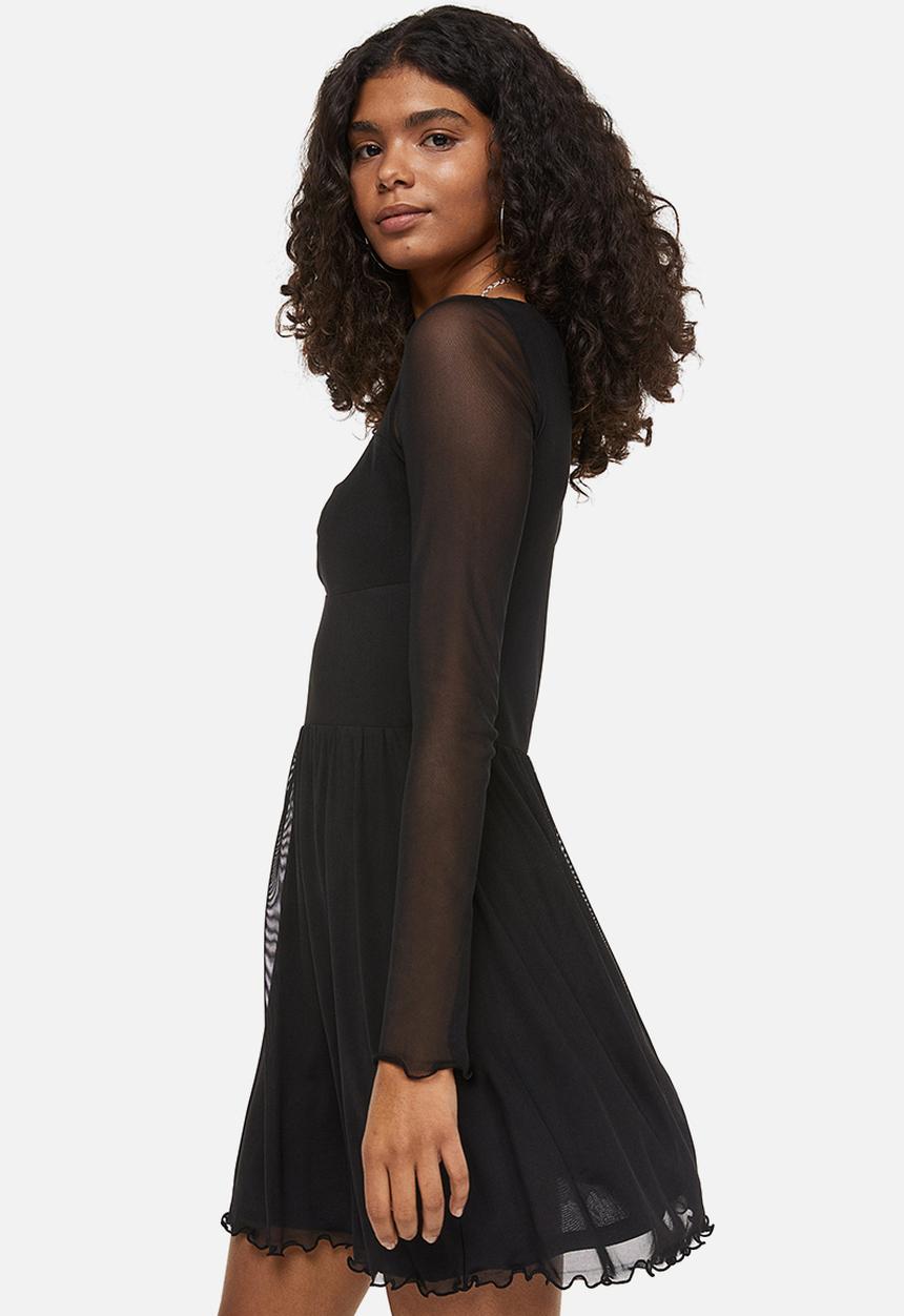 H&M - Mesh dress - black