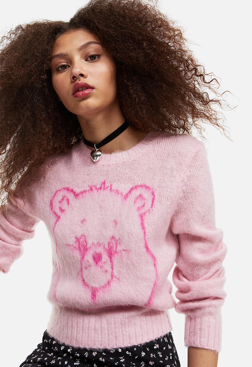 H&M - Motif-front jumper - pink