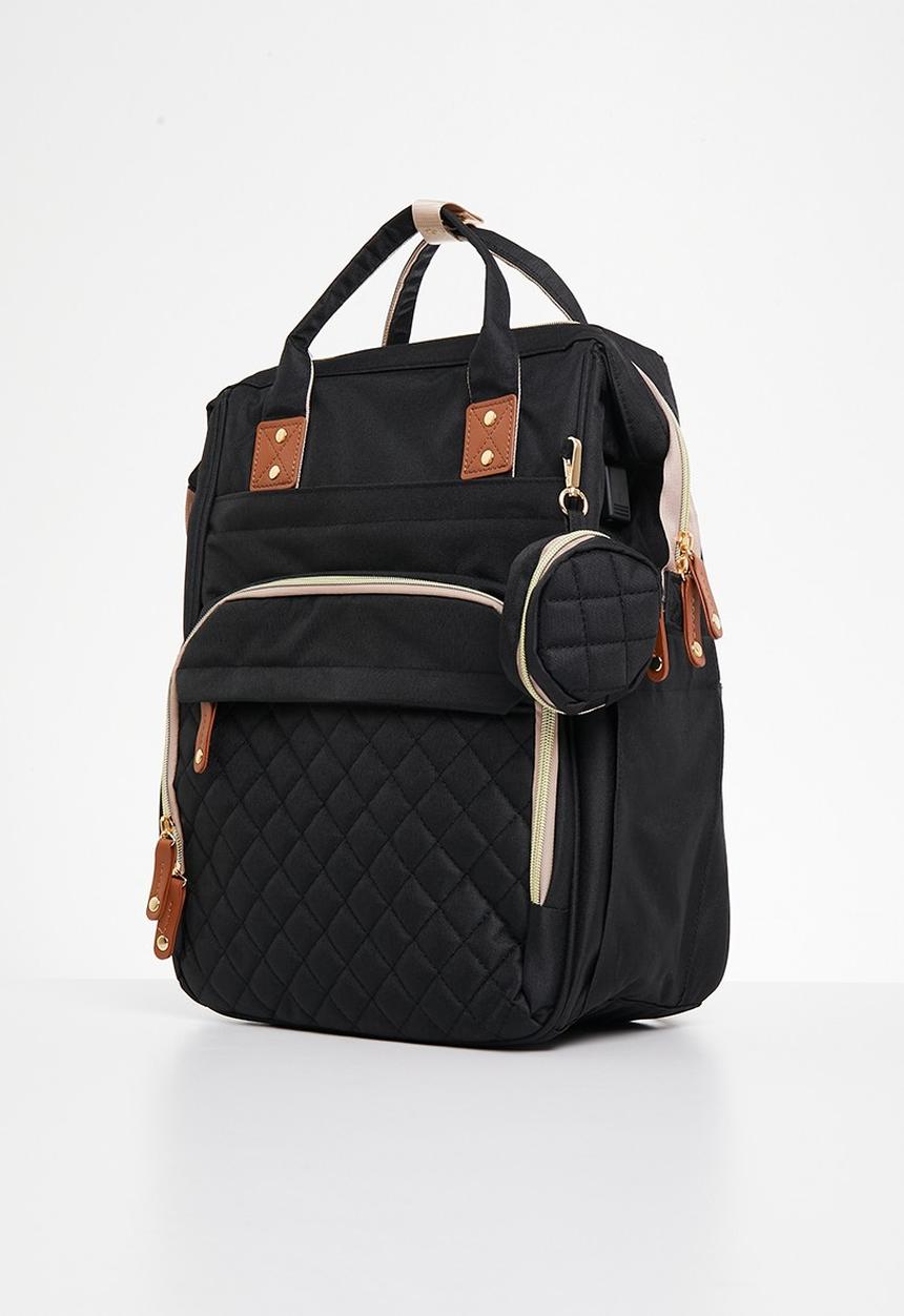 Pop Candy - Baby nappy bag - black