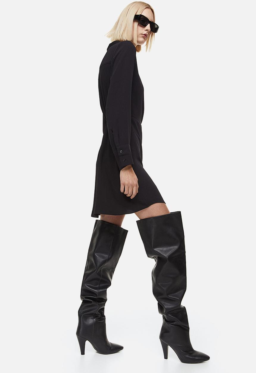 H&M - Wrap dress - black