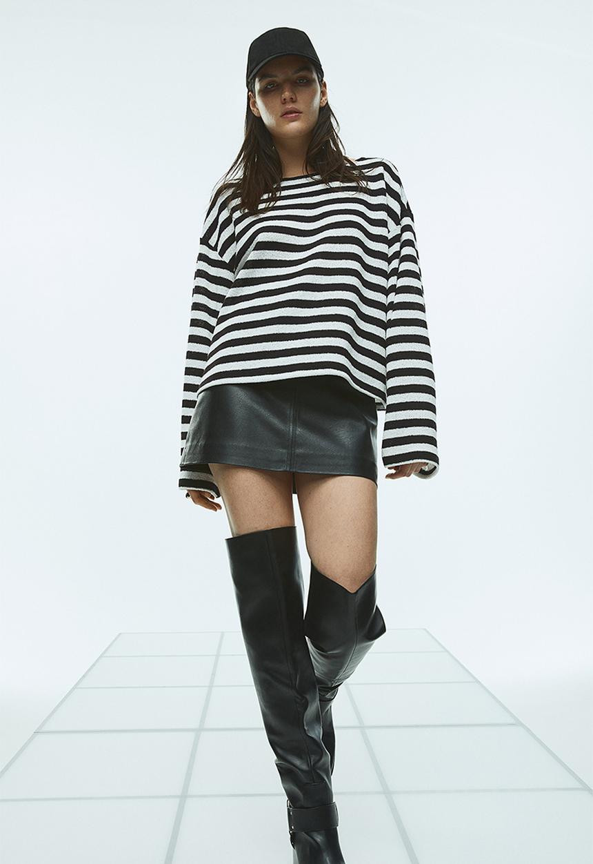 H&M - Boxy jumper - black