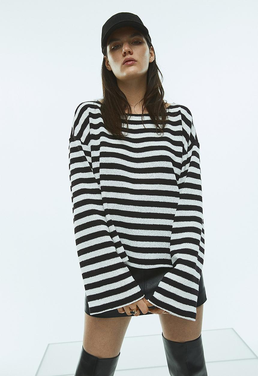 H&M - Boxy jumper - black