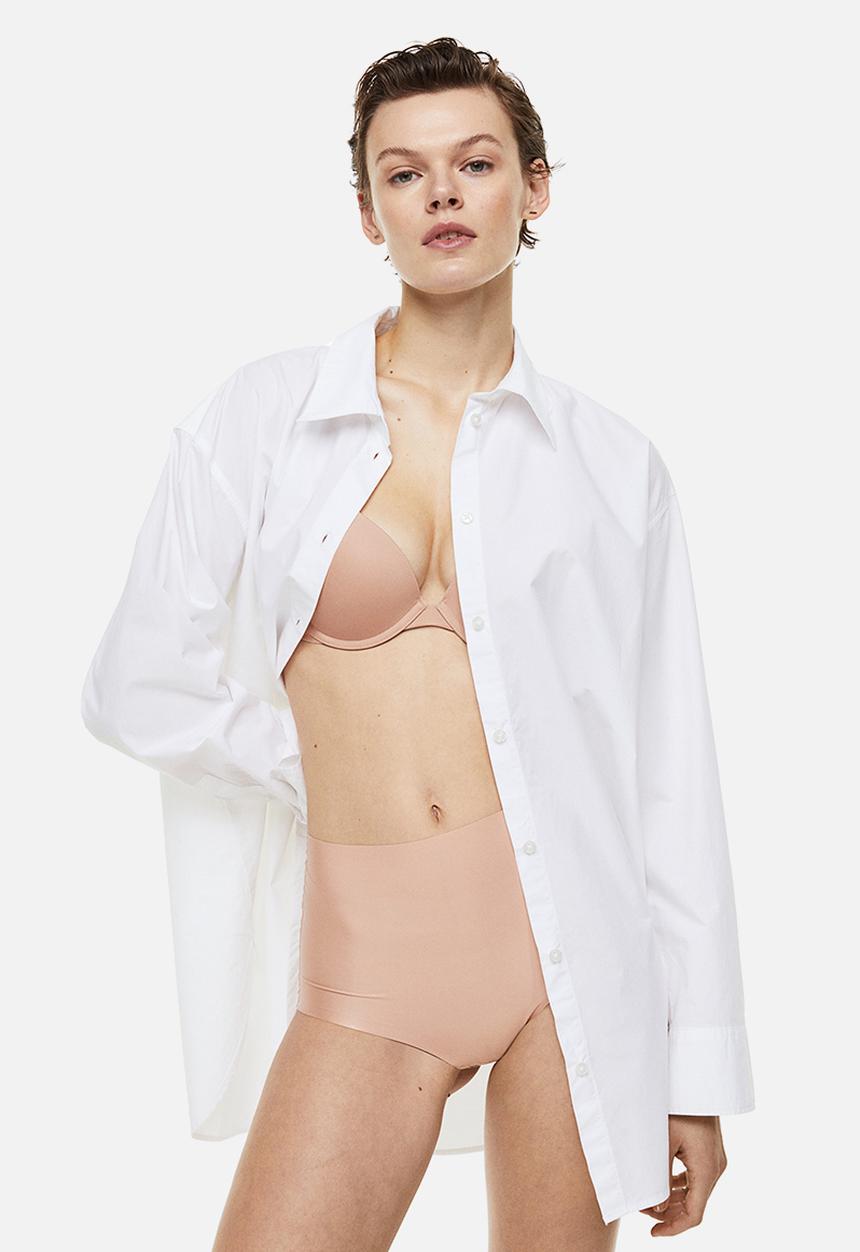 H&M - 2-Pack invisible light shaping briefs - beige