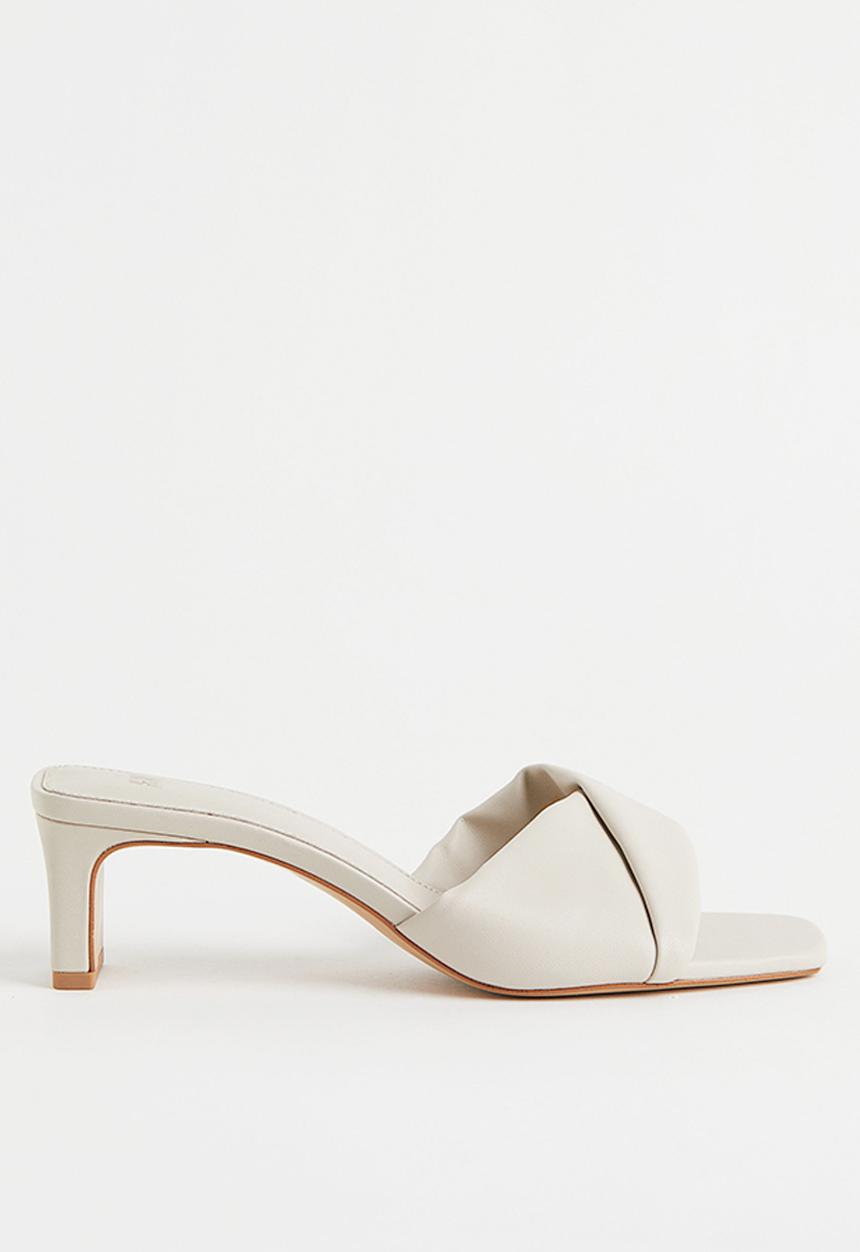 H&M - Block-heeled sandals - light greige