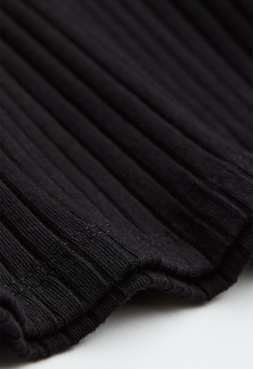 H&M - Collared bodycon dress - black
