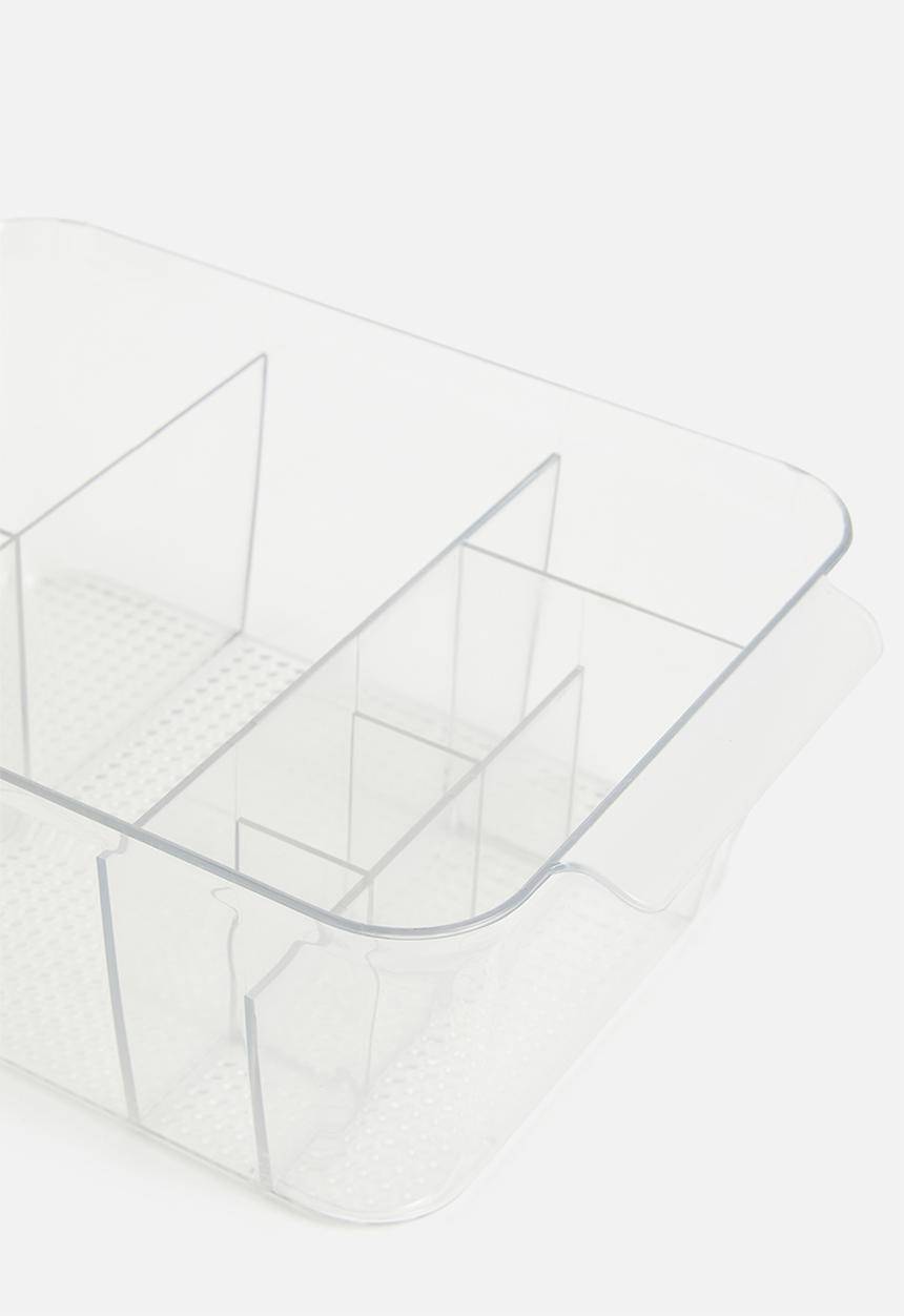 Sixth Floor - Aqua fridge organiser - clear
