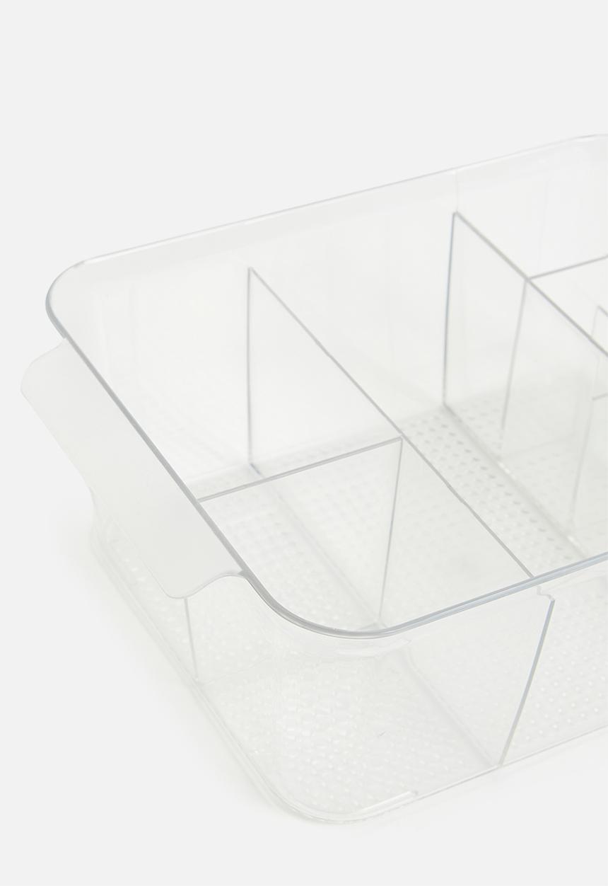 Sixth Floor - Aqua fridge organiser - clear