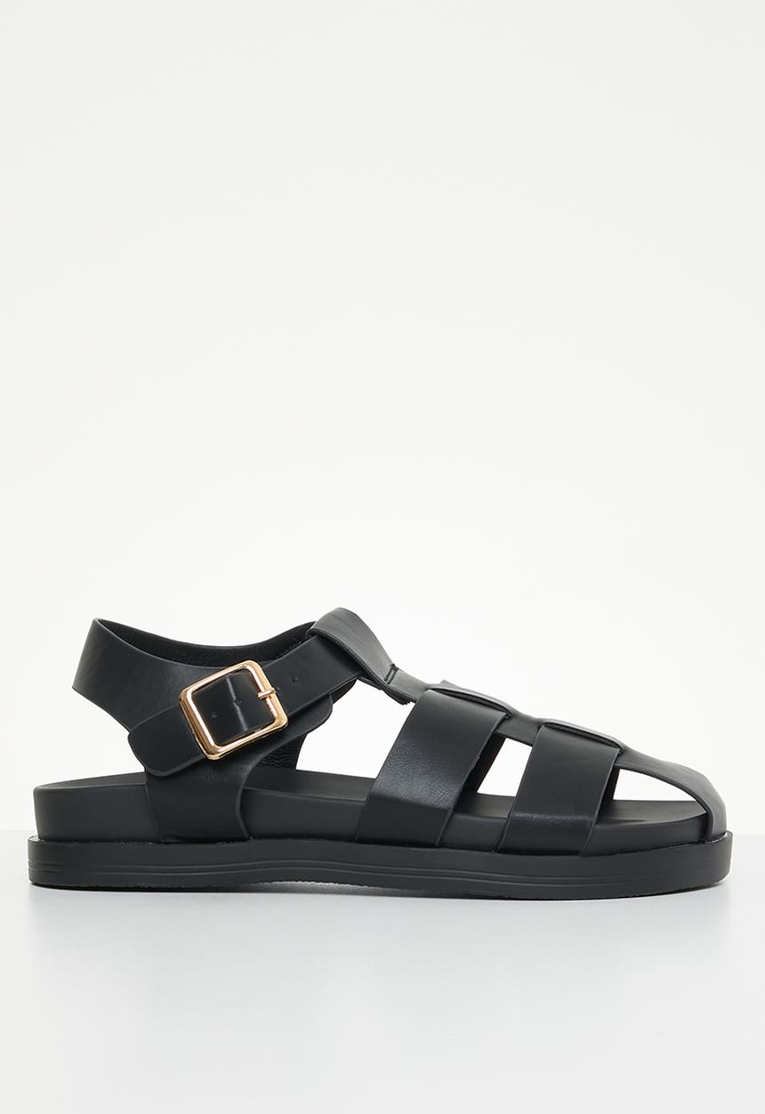 Cotton On - Isla fisherman sandal - black  