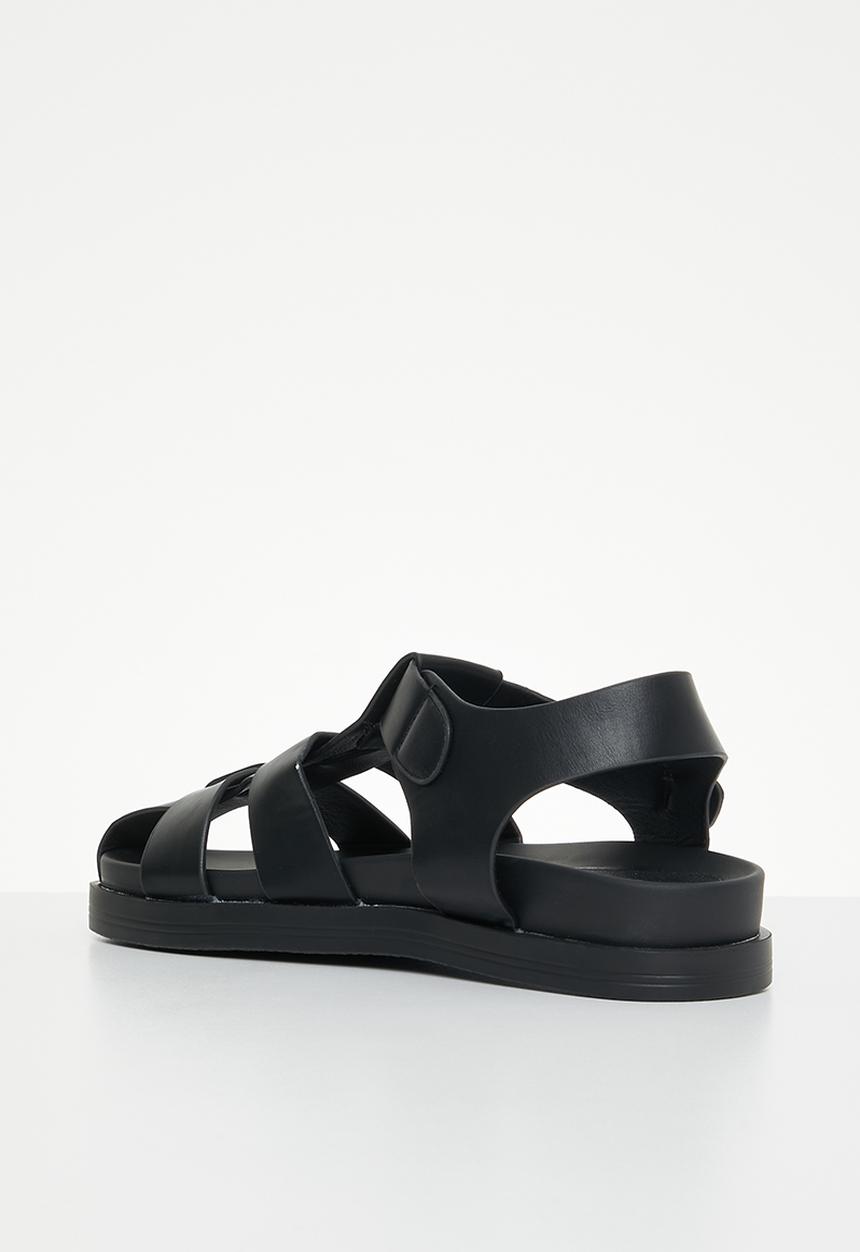Cotton On - Isla fisherman sandal - black  