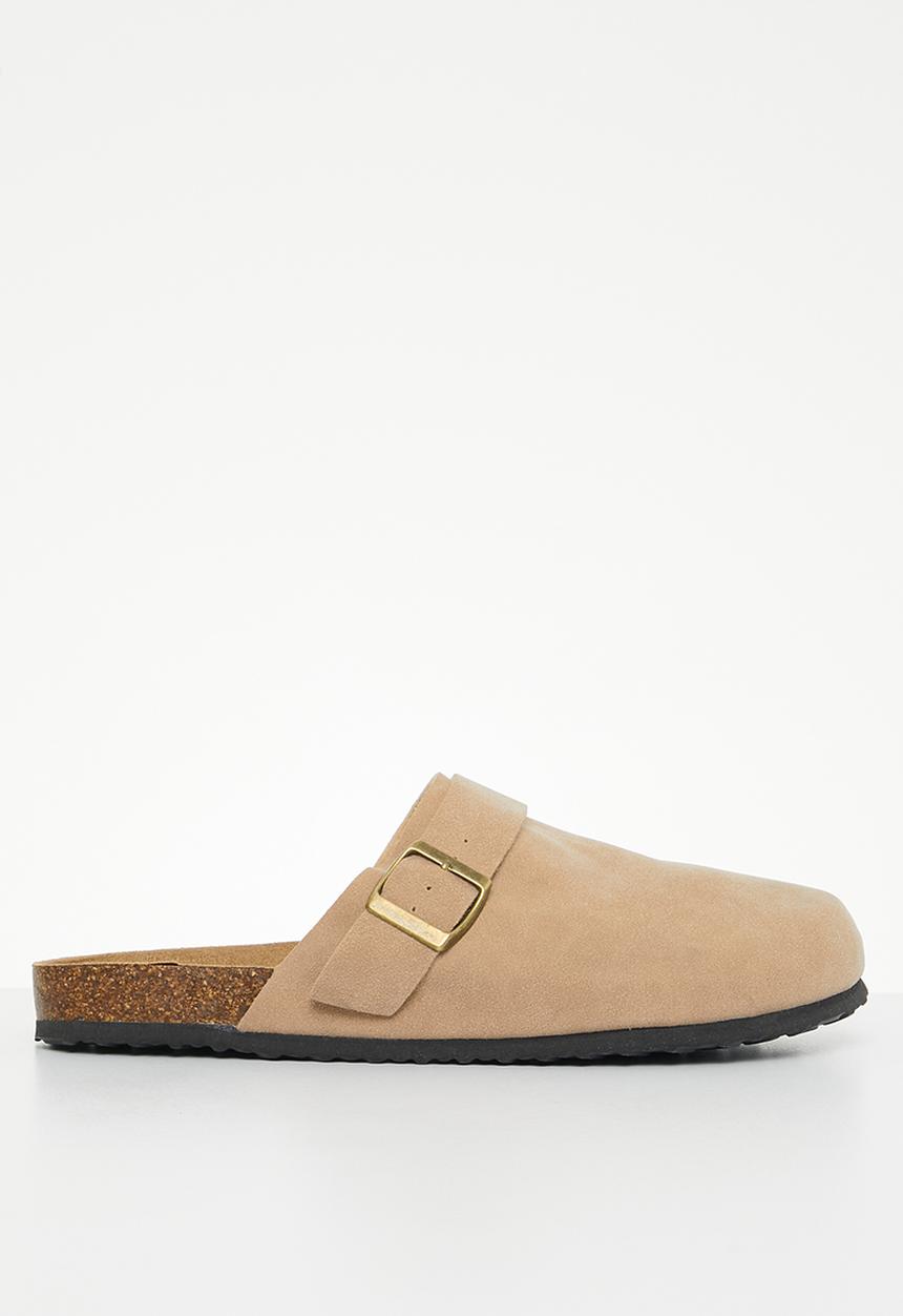 Cotton On - Rex buckle mule - pink beige micro