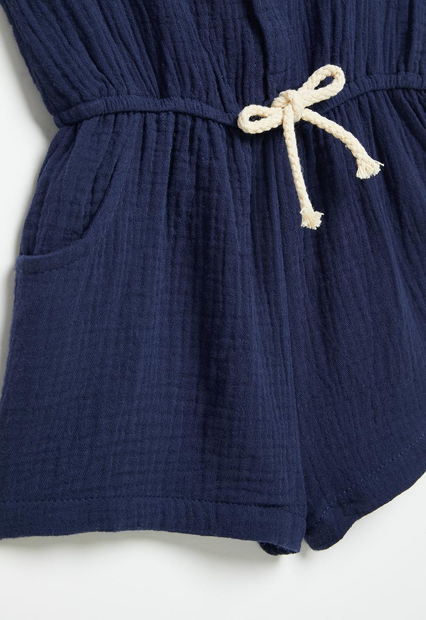 Pop Candy - Girls playsuit - navy