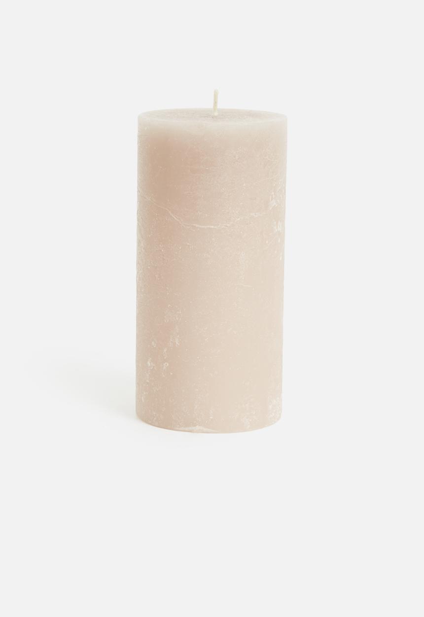H&S - Pillar candle – light pink