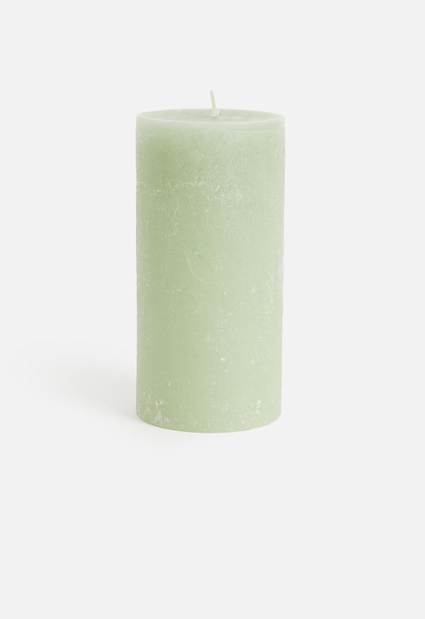 H&S - Pillar candle – mid green