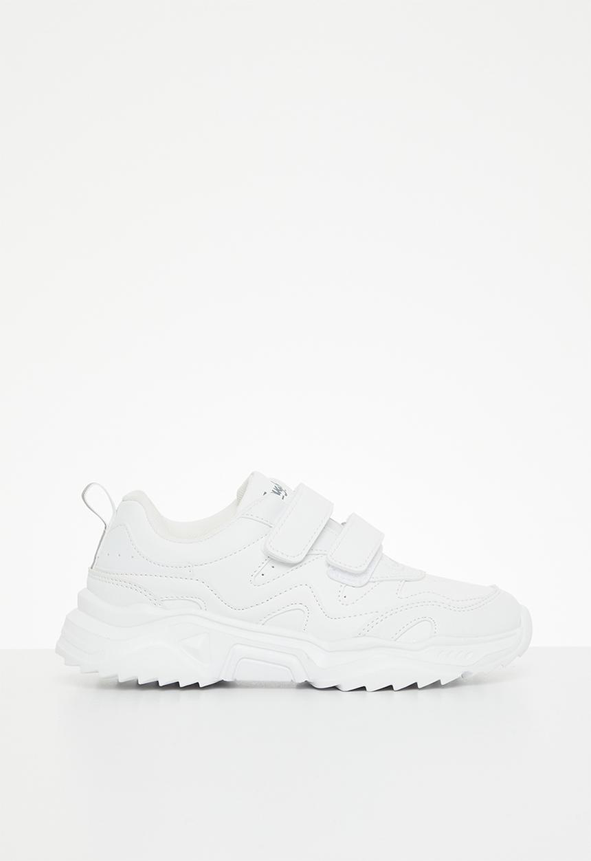 Toughees - Youth velcro sneaker - white