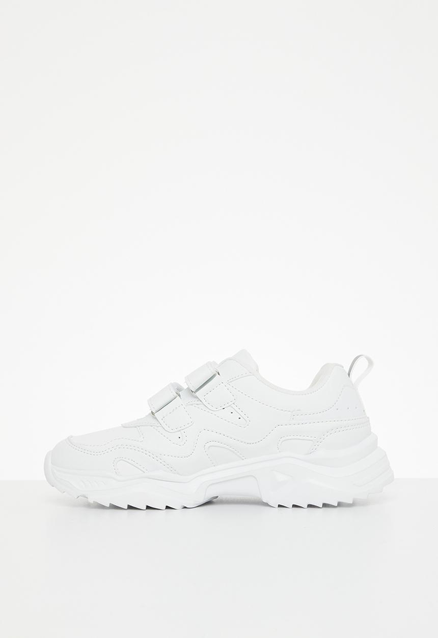 Toughees - Youth velcro sneaker - white