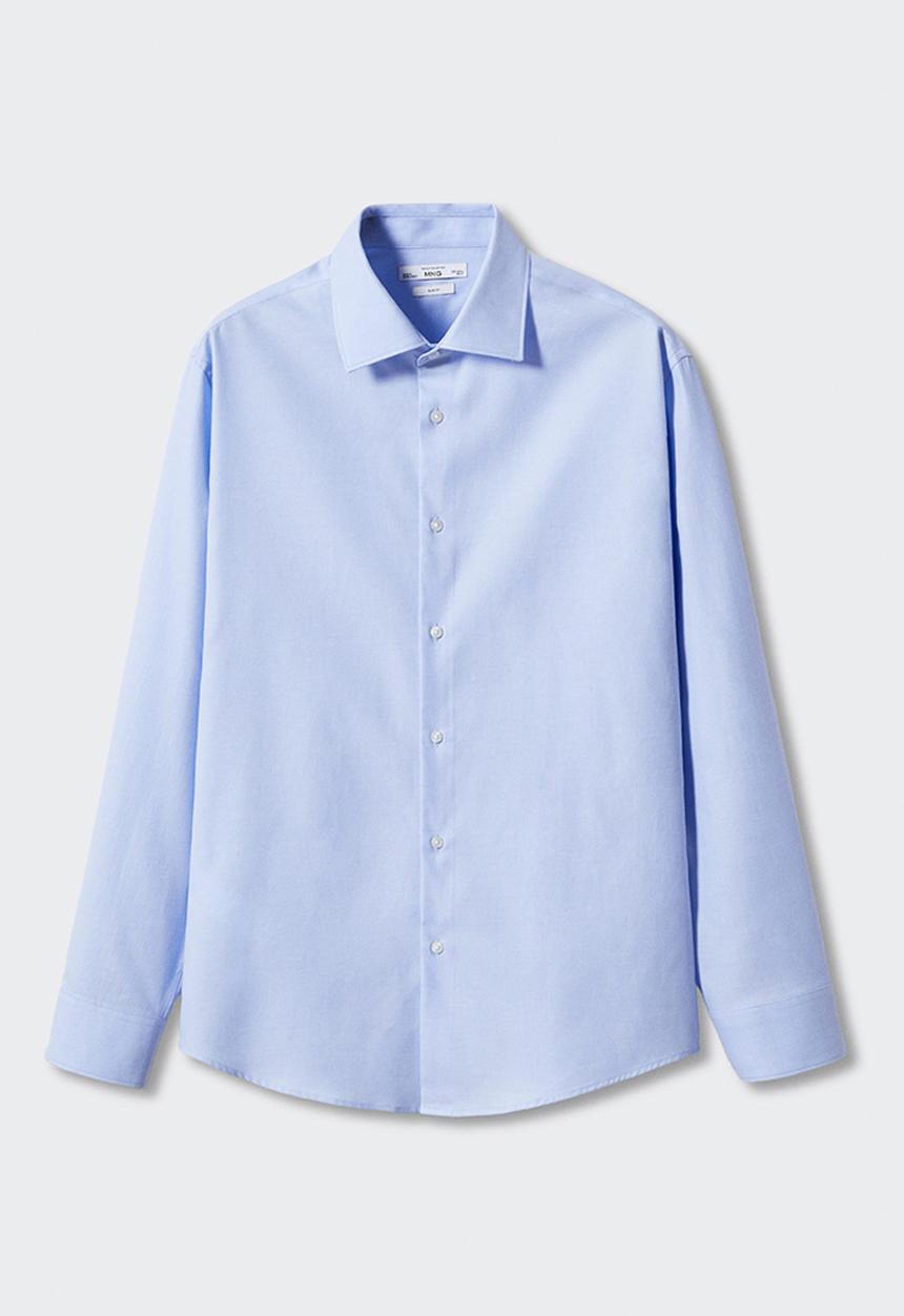 MANGO - Shirt emeritol - sky blue