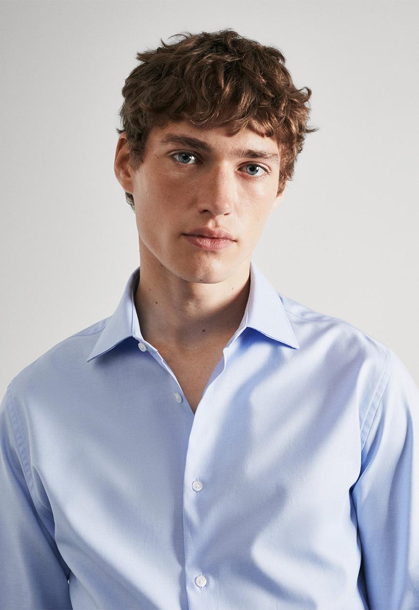 MANGO - Shirt emeritol - sky blue