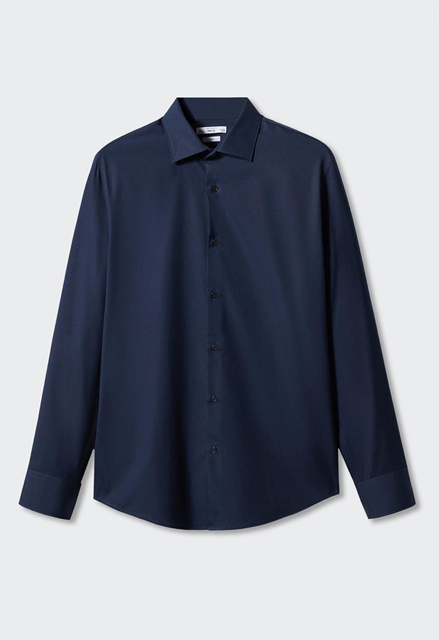 MANGO - Shirt emeritol - navy
