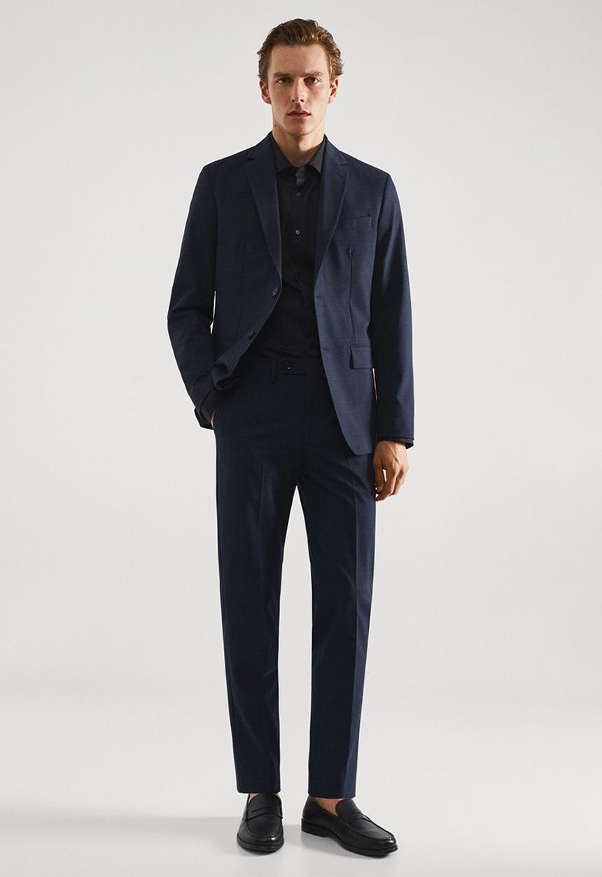 MANGO - Shirt emeritol - black