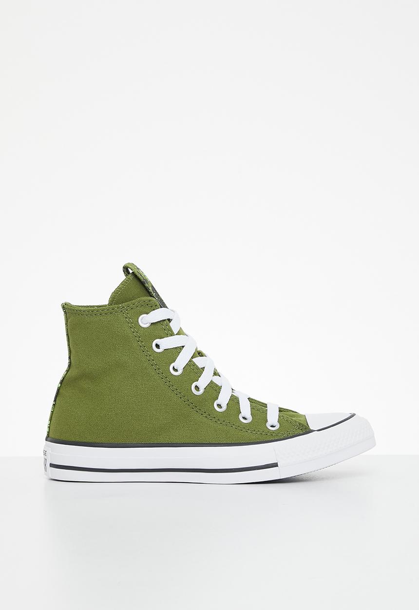 Converse - Chuck taylor all star digi camo hi - grassy/black/white