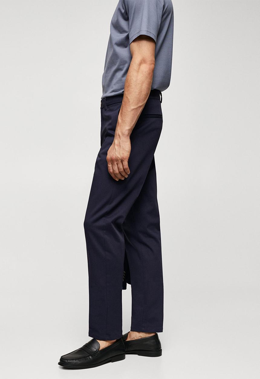 MANGO - Trousers dublino - medium blue
