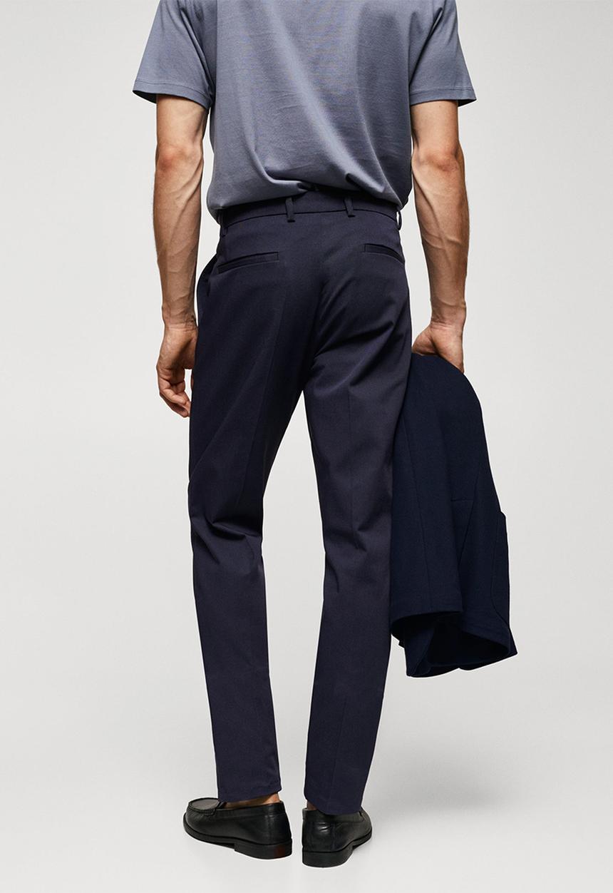 MANGO - Trousers dublino - medium blue