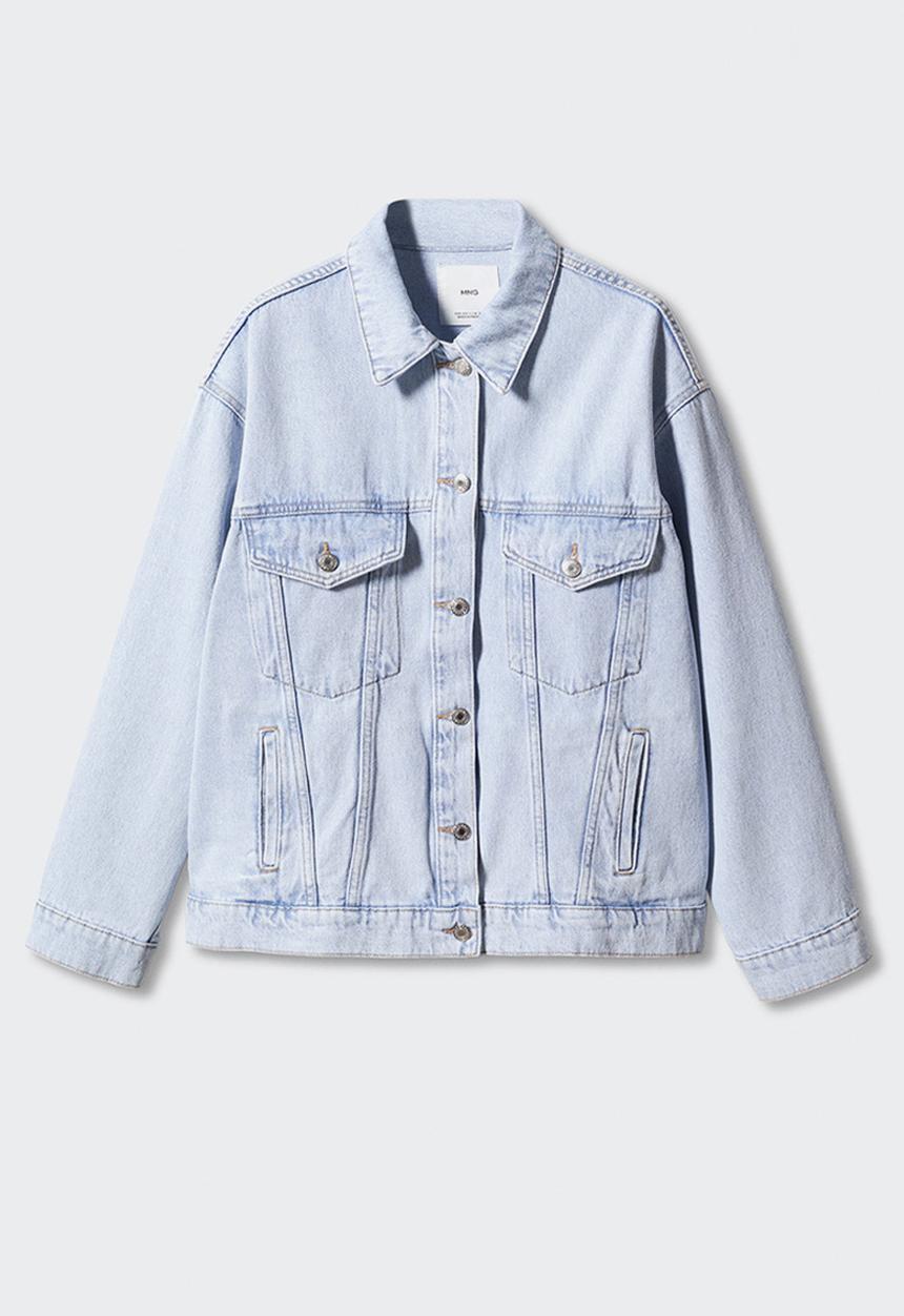 MANGO - Jacket alaia - open blue