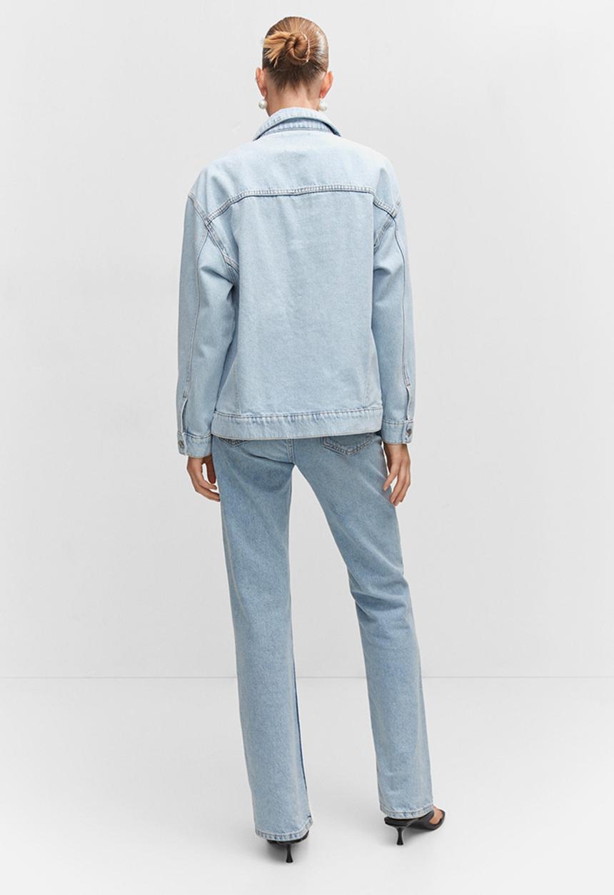 MANGO - Jacket alaia - open blue