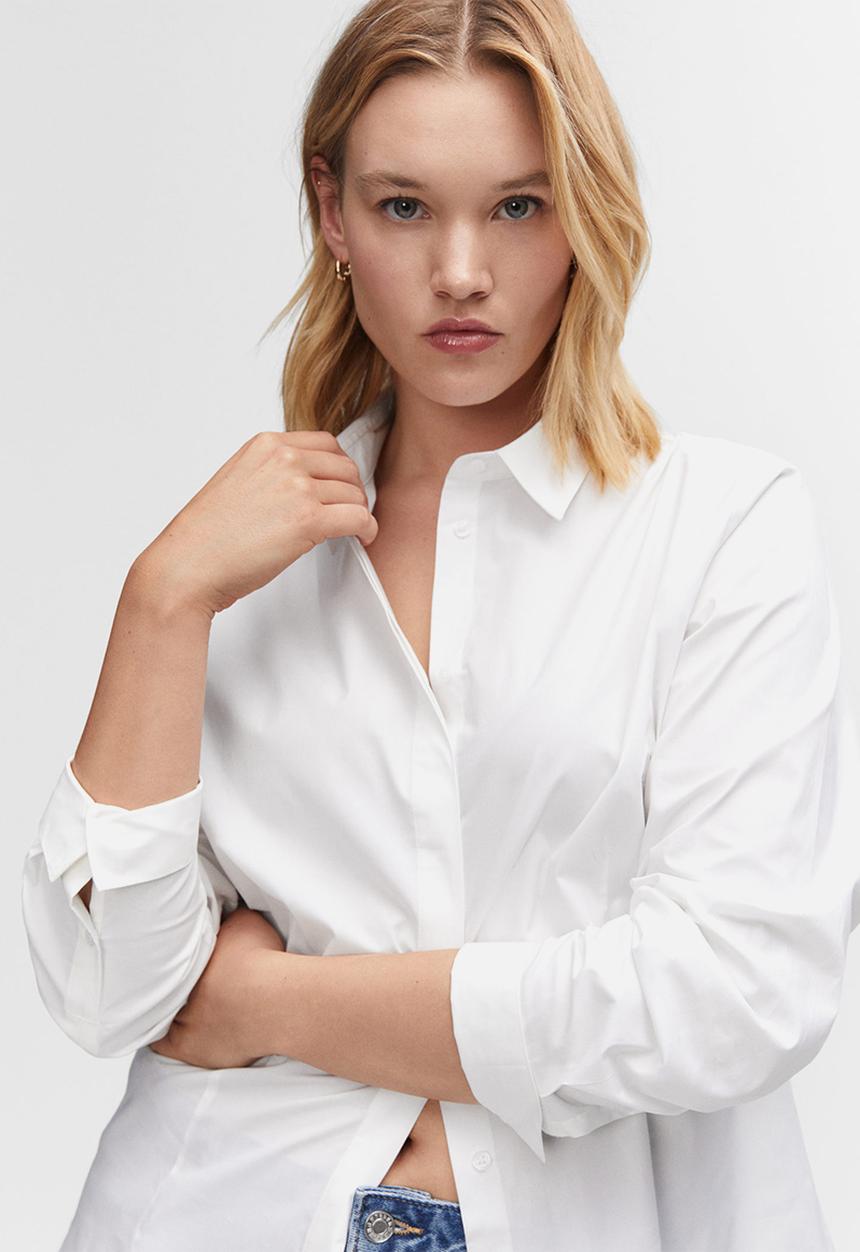 MANGO - Plus shirt sofia - natural