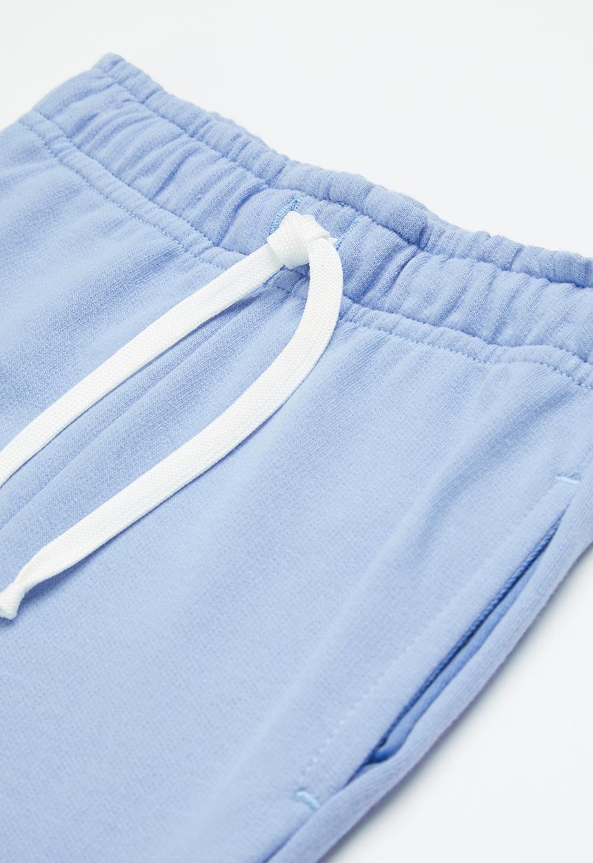Pop Candy - Boys hoodie and sweatshort set - blue