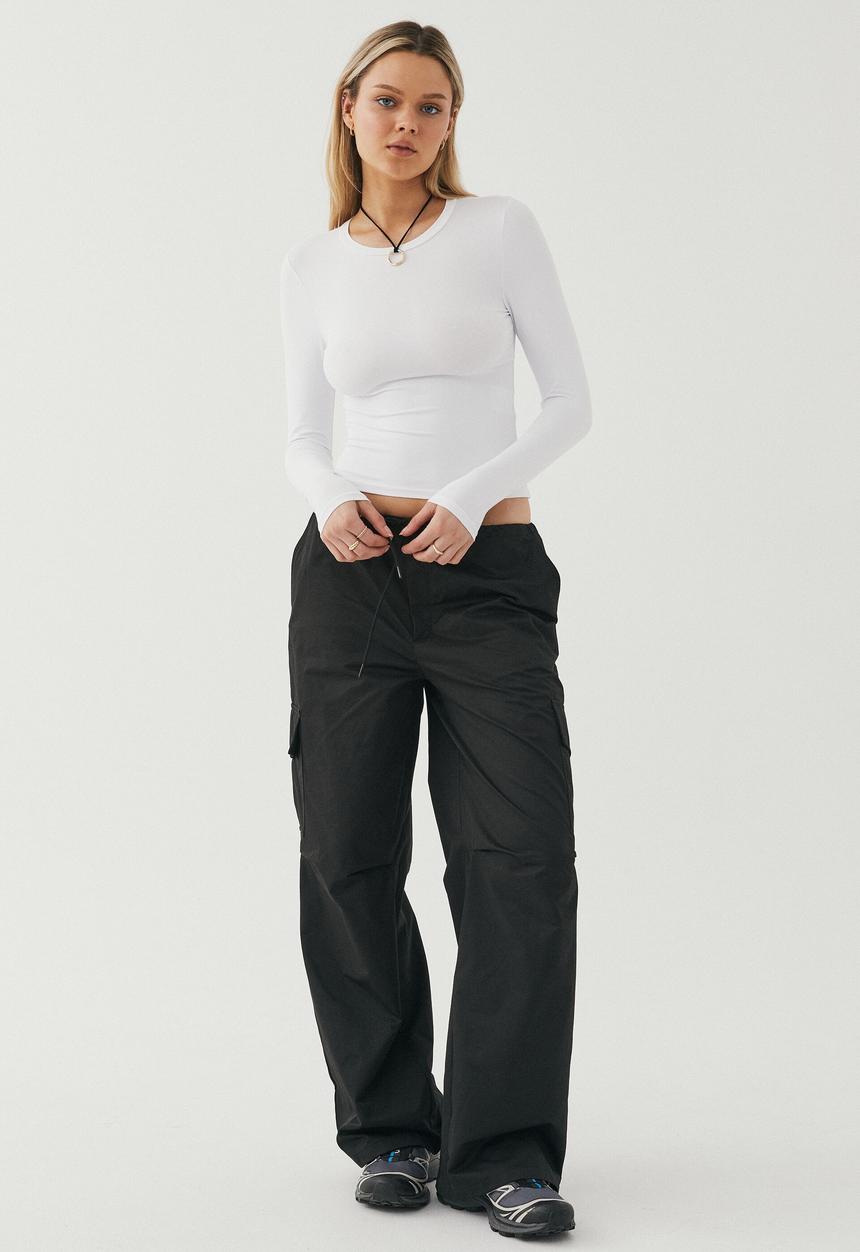 Supré  - Evie parachute cargo pant - black
