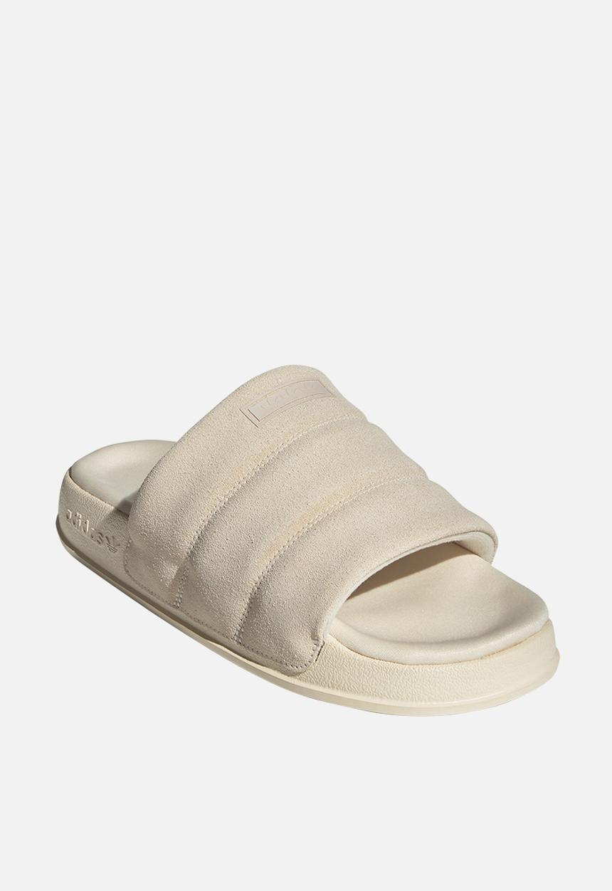 adidas Originals - Adilette essential  w - wonder white/wonder white/wonder white