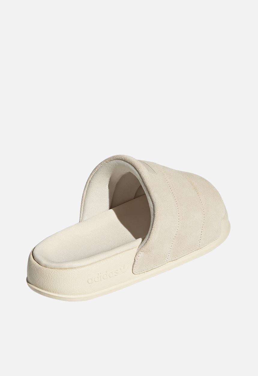 adidas Originals - Adilette essential  w - wonder white/wonder white/wonder white